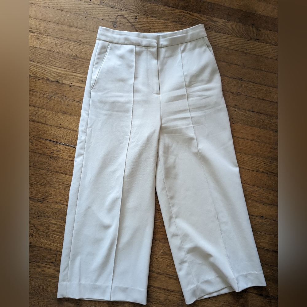 Tibi wide leg high waist trousers